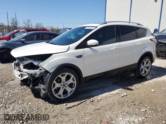 2017 Ford Escape Titanium with VIN 1FMCU9J96HUB65716, listed as a Copart auction lot 49584665 with 112,149 mi miles and Salvage Title. Bid and sale history available at carsss.com. Image 1.