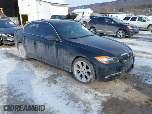 2008 BMW 3 Series 335xi with VIN WBAVD53518A252888, listed as a IAAI auction lot 41362891 with 82,197 mi miles. Bid and sale history available at carsss.com. Image 1.
