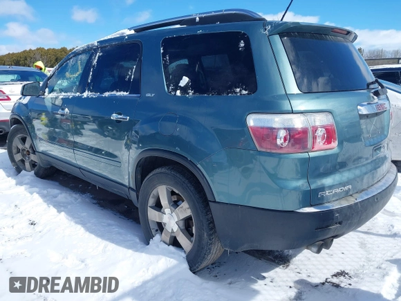 2009 GMC Acadia SLT2 with VIN 1GKEV33D29J189799, listed as a IAAI auction lot 41718674 with 109,823 mi miles. Bid and sale history available at carsss.com. Image 3.