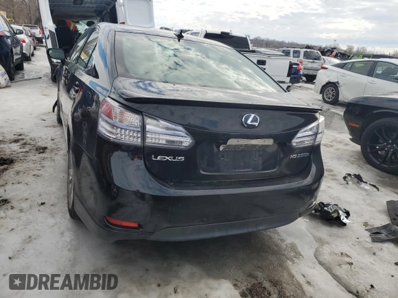 2010 Lexus HS 250h with VIN JTHBB1BA8A2021133, listed as a Copart auction lot 41464225 with 180,810 mi miles and Salvage Title. Bid and sale history available at DreamBid. Image 6.