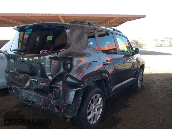 2017 Jeep Renegade Latitude with VIN ZACCJBBB9HPE88147, listed as a IAAI auction lot 42313592 with 136,111 mi miles and . Bid and sale history available at DreamBid. Image 4.