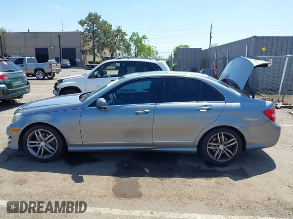2014 Mercedes-Benz C 250 Sport with VIN WDDGF4HB9EA961665, listed as a IAAI auction lot 42055533 with 112,404 mi miles and . Bid and sale history available at DreamBid. Image 14.