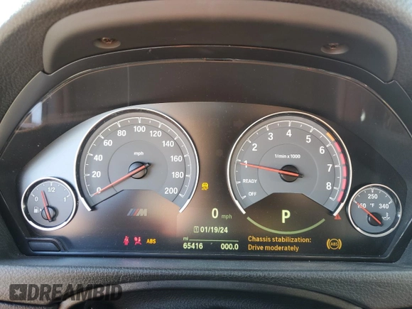 2015 BMW M4 with VIN WBS3R9C57FF708758, listed as a Copart auction lot 41101764 with 65,416 mi miles. Bid and sale history available at carsss.com. Image 9.