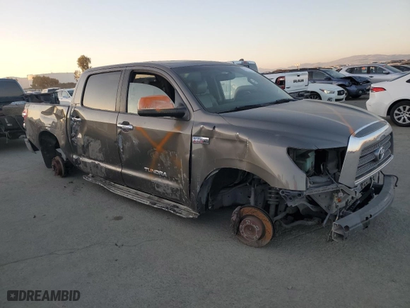 2008 Toyota Tundra 2WD Truck LTD with VIN 5TFEV58148X034012, listed as a Copart auction lot 89023195 with NaN miles and Salvage Title. Bid and sale history available at carsss.com. Image 4.