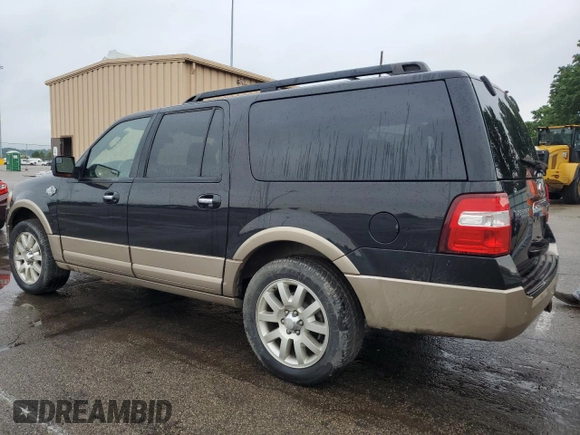 2012 Ford Expedition Max King Ranch with VIN 1FMJK1J52CEF64587, listed as a Copart auction lot 61662885 with 117,375 mi miles and Clean title. Bid and sale history available at DreamBid. Image 2.