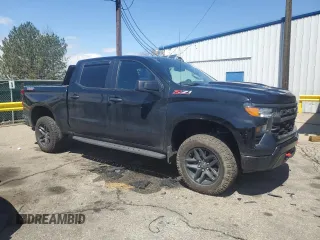 2022 Chevrolet Silverado 1500 Custom Trail Boss with VIN 3GCPDCEK4NG669261, listed as a Copart auction lot 53146265 with 34,612 mi miles and Salvage Title. Bid and sale history available at carsss.com. Image 4.