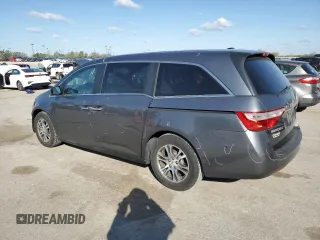 2013 Honda Odyssey EX-L with VIN 5FNRL5H69DB034479, listed as a Copart auction lot 51789705 with 155,575 mi miles and Salvage Title. Bid and sale history available at carsss.com. Image 2.