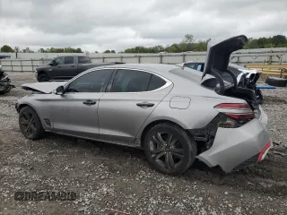 2022 Genesis G70 2.0T with VIN KMTG34TA2NU093249, listed as a Copart auction lot 73362604 with 55,844 mi miles and Salvage Title. Bid and sale history available at carsss.com. Image 2.