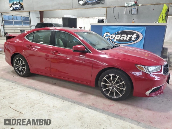 2019 Acura TLX with VIN 19UUB2F32KA008690, listed as a Copart auction lot 80635604 with 79,464 mi miles and Salvage Title. Bid and sale history available at carsss.com. Image 4.