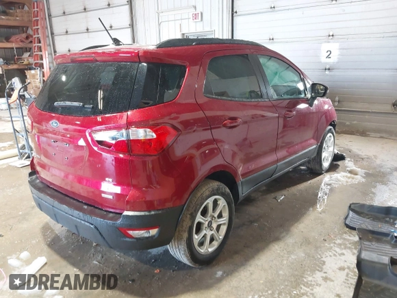 2019 Ford EcoSport SE with VIN MAJ3S2GE6KC263475, listed as a IAAI auction lot 41834450 with 45,138 mi miles and . Bid and sale history available at DreamBid. Image 4.