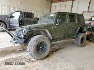 2015 Jeep Wrangler Unlimited Rubicon with VIN 1C4BJWFG5FL733813, listed as a Copart auction lot 59373305 with 100,920 mi miles and Salvage title. Bid and sale history available at DreamBid. Image 1.