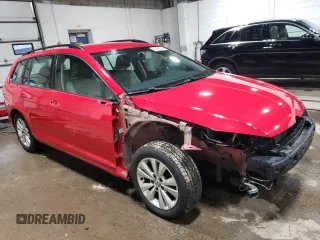 2017 Volkswagen Golf SportWagen S with VIN 3VW017AU9HM510909, listed as a Copart auction lot 81958244 with 144,439 mi miles and Salvage Title. Bid and sale history available at carsss.com. Image 4.