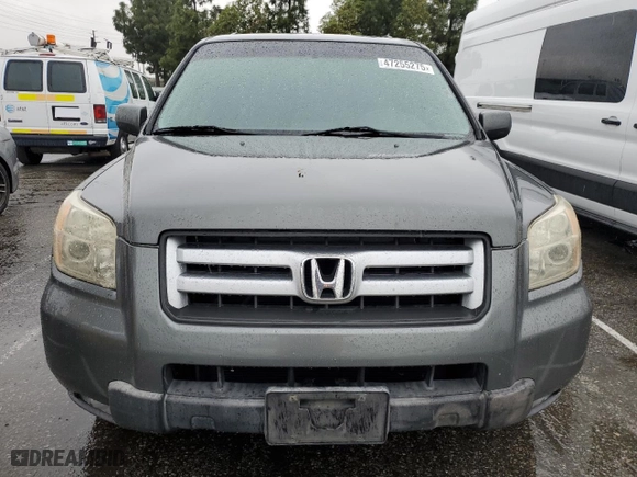 2007 Honda Pilot EX-L with VIN 5FNYF28607B024008, listed as a Copart auction lot 47255275 with 120,781 mi miles and Salvage Title. Bid and sale history available at carsss.com. Image 5.
