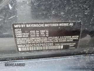 2014 BMW 3 Series 328i xDrive с VIN WBA3B5C52EP652285, выставлен на аукционе Copart как лот 45576835 с пробегом 103 975 миль миль и На запчасти • Non repairable. История ставок и продаж доступна на DreamBid. Изображение 13.