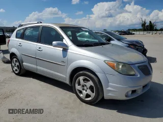 2005 Pontiac Vibe with VIN 5Y2SL63835Z424554, listed as a Copart auction lot 72505774 with 95,178 mi miles and Salvage Title. Bid and sale history available at carsss.com. Image 4.