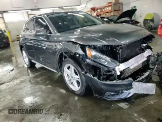 2021 Audi Q5 Premium Plus with VIN WA1E2AFY2M2055766, listed as a Copart auction lot 88973645 with 47,324 mi miles and Salvage Title. Bid and sale history available at carsss.com. Image 14.