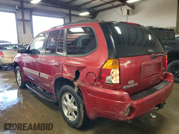 2004 GMC Envoy SLE with VIN 1GKDT13S442263537, listed as a Copart auction lot 52191775 with 0 mi miles and Salvage Title. Bid and sale history available at carsss.com. Image 2.
