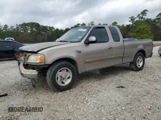 2002 Ford F-150 XL with VIN 1FTRX17WX2NB96683, listed as a Copart auction lot 42957635 with 286,994 mi miles and Salvage Title. Bid and sale history available at carsss.com. Image 1.