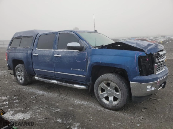 2015 Chevrolet Silverado 1500 LTZ with VIN 3GCUKSEC2FG381641, listed as a Copart auction lot 88495915 with 190,006 mi miles and Salvage Title. Bid and sale history available at carsss.com. Image 4.