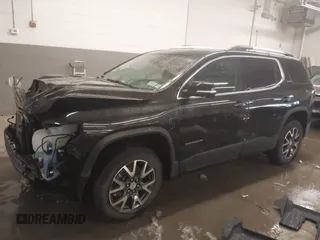 2021 GMC Acadia SLE with VIN 1GKKNRLS9MZ232758, listed as a IAAI auction lot 41548170 with 56,714 mi miles. Bid and sale history available at carsss.com. Image 2.