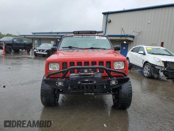 1997 Jeep Cherokee Country with VIN 1J4FJ78SXVL519546, listed as a Copart auction lot 73393874 with 193,127 mi miles and Salvage Title. Bid and sale history available at carsss.com. Image 5.