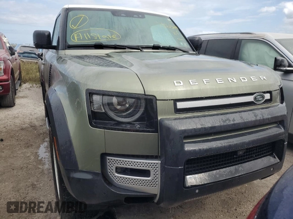 2023 Land Rover Defender S with VIN SALEJ6EX1P2114172, listed as a Copart auction lot 75063664 with Not provided miles and Salvage title. Bid and sale history available at DreamBid. Image 5.