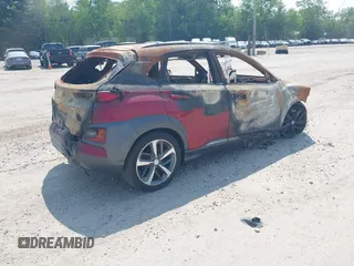 2020 Hyundai Kona Ultimate with VIN KM8K5CA56LU487848, listed as a IAAI auction lot 40143935 with 60,000 mi miles and . Bid and sale history available at DreamBid. Image 4.