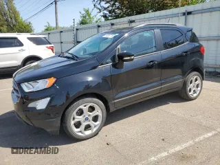 2021 Ford EcoSport SE z VIN MAJ3S2GEXMC425577, wystawiony jako Copart lot #54005715 z przebiegiem 17 030 mil mil oraz Szkoda całkowita • Salvage title. Historia ofert i sprzedaży dostępna na DreamBid. Obrazek 1.