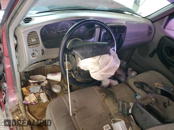 1997 Ford Ranger XLT with VIN 1FTCR10X7VPB61045, listed as a Copart auction lot 58801945 with 333,927 mi miles and Salvage title. Bid and sale history available at DreamBid. Image 8.