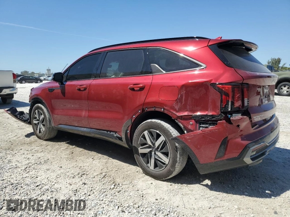 2023 Kia Sorento S with VIN 5XYRL4LC6PG208285, listed as a Copart auction lot 49927455 with 25,216 mi miles and Salvage Title. Bid and sale history available at DreamBid. Image 2.