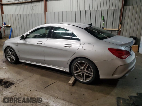 2014 Mercedes-Benz CLA 45 AMG z VIN WDDSJ5CB8EN094449, wystawiony jako Copart lot #46258665 z przebiegiem 114 363 mil mil oraz Szkoda całkowita • Salvage title. Historia ofert i sprzedaży dostępna na DreamBid. Obrazek 2.