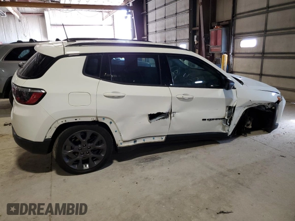 2021 Jeep Compass 80th Anniversary с VIN 3C4NJDEB7MT519060, выставлен на аукционе Copart как лот 52713735 с пробегом 53 394 миль миль и Списание • Salvage title. История ставок и продаж доступна на DreamBid. Изображение 3.