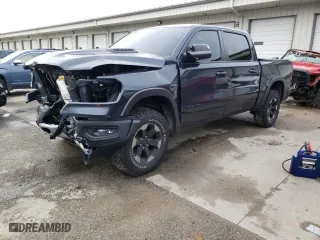 2019 Ram 1500 Sport with VIN 1C6SRFLT7KN722019, listed as a Copart auction lot 85299674 with 67,423 mi miles and Salvage Title. Bid and sale history available at carsss.com. Image 1.