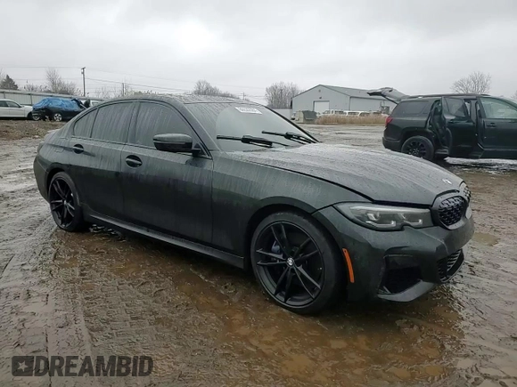 2022 BMW 3 Series M340i xDrive with VIN 3MW5U9J01N8C39211, listed as a Copart auction lot 86529384 with 50,219 mi miles and Salvage Title. Bid and sale history available at carsss.com. Image 10.