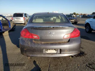2012 Infiniti G25 Journey with VIN JN1DV6AP6CM700185, listed as a Copart auction lot 80069684 with Not Provided miles and Clean Title. Bid and sale history available at carsss.com. Image 6.