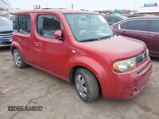 2009 Nissan Cube 1.8 SL with VIN JN8AZ28R79T119642, listed as a IAAI auction lot 41619018 with 156,122 mi miles. Bid and sale history available at carsss.com. Image 1.