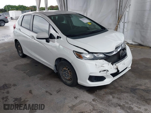 2018 Honda Fit LX with VIN 3HGGK5H49JM734620, listed as a IAAI auction lot 41984212 with 106,427 mi miles. Bid and sale history available at carsss.com. Image 1.