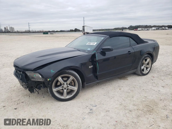 2011 Ford Mustang GT with VIN 1ZVBP8FF9B5139352, listed as a Copart auction lot 88657135 with 147,663 mi miles and Salvage Title. Bid and sale history available at DreamBid. Image 1.