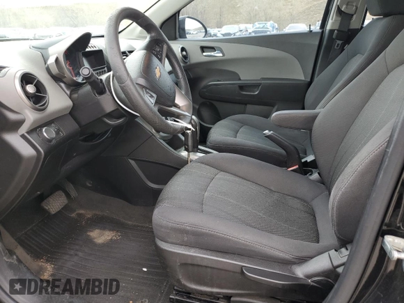 2012 Chevrolet Sonic LT with VIN 1G1JC6SB7C4200604, listed as a Copart auction lot 52843945 with 101,039 mi miles and Salvage Title. Bid and sale history available at carsss.com. Image 7.