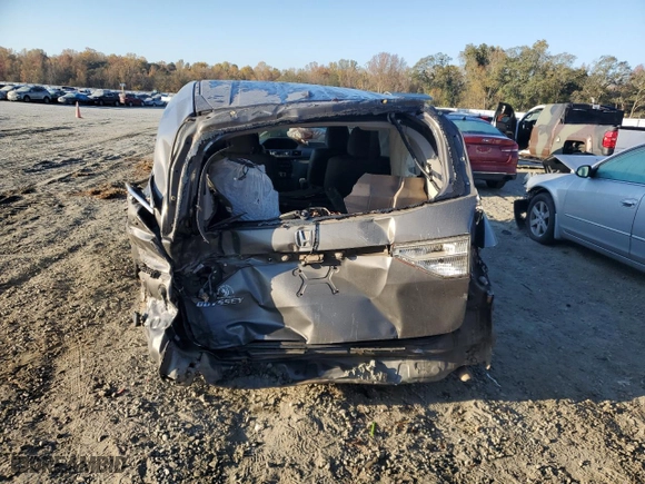 2013 Honda Odyssey EX-L with VIN 5FNRL5H66DB008163, listed as a Copart auction lot 44887575 with 0 mi miles and Salvage Title. Bid and sale history available at carsss.com. Image 6.