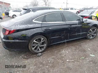 2021 Hyundai Sonata SEL Plus with VIN 5NPEJ4J20MH112672, listed as a IAAI auction lot 41255698 with 49,667 mi miles and . Bid and sale history available at DreamBid. Image 4.