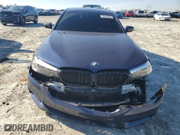 2020 BMW 5 Series 540i with VIN WBAJS1C08LCD15180, listed as a Copart auction lot 85655344 with 82,009 mi miles and Salvage title. Bid and sale history available at DreamBid. Image 5.