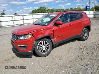 2020 Jeep Compass Latitude with VIN 3C4NJDBB1LT129848, listed as a Copart auction lot 56048045 with 42,449 mi miles and Salvage title. Bid and sale history available at DreamBid. Image 1.