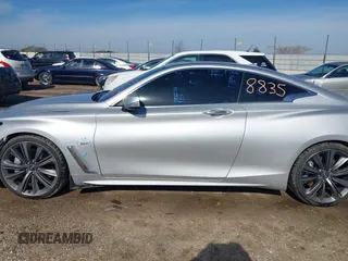 2018 Infiniti Q60 Luxe with VIN JN1EV7EK2JM340015, listed as a IAAI auction lot 41240379 with 115,040 mi miles and . Bid and sale history available at carsss.com. Image 14.