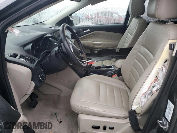 2015 Ford Escape Titanium with VIN 1FMCU9J98FUC02987, listed as a Copart auction lot 43179485 with 60,410 mi miles and Salvage Title. Bid and sale history available at carsss.com. Image 7.