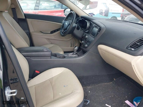 2013 Kia Optima Hybrid EX with VIN KNAGM4AD3D5046911, listed as a IAAI auction lot 41505332 with 85,305 mi miles. Bid and sale history available at carsss.com. Image 5.
