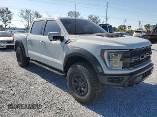 2023 Ford F-150 Raptor with VIN 1FTFW1RJ9PFA82277, listed as a Copart auction lot 86308544 with Not Provided miles and Salvage Title. Bid and sale history available at DreamBid. Image 4.