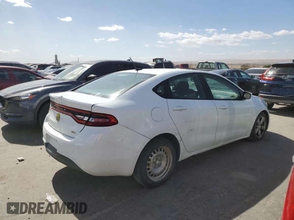2015 Dodge Dart SXT with VIN 1C3CDFBB8FD266102, listed as a Copart auction lot 46630255 with 268,141 mi miles and Salvage Title. Bid and sale history available at carsss.com. Image 3.
