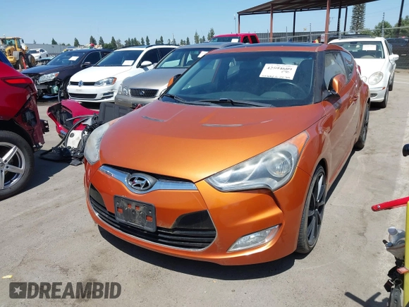 2012 Hyundai Veloster w/Black Int z VIN KMHTC6AD4CU049722, wystawiony jako IAAI lot #42594609 z przebiegiem 72 324 mil mil oraz . Historia ofert i sprzedaży dostępna na DreamBid. Obrazek 6.