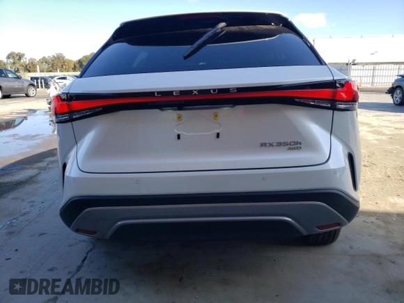 2024 Lexus RX with VIN 2T2BBMCA5RC039440, listed as a Copart auction lot 53703834 with 1,241 mi miles and Salvage Title. Bid and sale history available at carsss.com. Image 6.